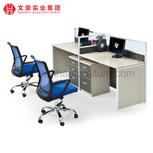 Puesto de trabajo moderno de la persona de los muebles de oficinas 4 del escritorio profesional del puesto de trabajo