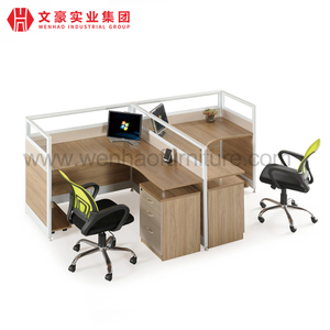 Muebles comerciales de lujo Escritorios de oficina modulares Mesas de oficina de división Puesto de trabajo de cubículos