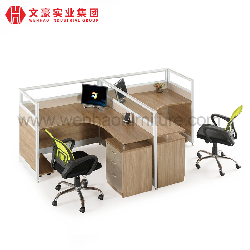 Muebles comerciales de lujo Escritorios de oficina modulares Mesas de oficina de división Puesto de trabajo de cubículos