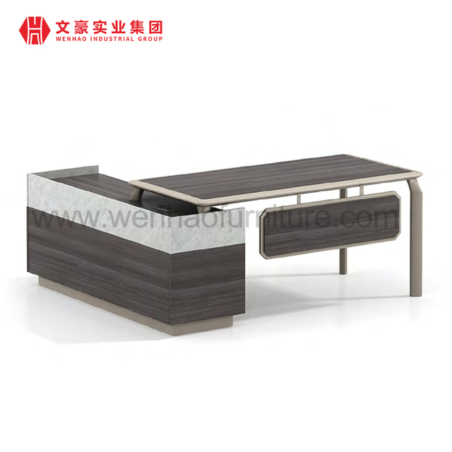 Proveedor de muebles del sistema Gerentes oficiales Mesa Escritorio de oficina con cajón para archivos