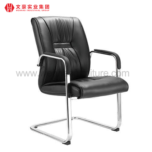 Muebles para negocios, sala de conferencias de acero, asientos, silla de cuero para oficina, sillas para reuniones
