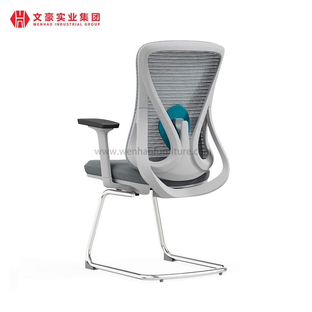 La mejor silla de trabajo de oficina con respaldo, sillas de acero para reuniones y conferencias