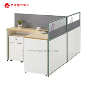 Estación de trabajo insonorizada para personal de oficina, estación de trabajo Modular moderna para cubículo, mesa de estación de trabajo de oficina para 3, 4 y 5 personas