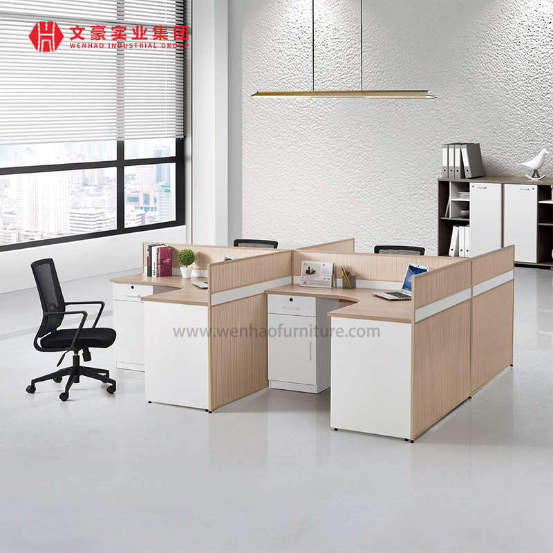 Centro de llamadas modular del cubículo de la partición de la oficina 2 4 puesto de trabajo de los muebles de oficinas del escritorio de 6 personas