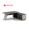 Mesa comercial de Boss del escritorio del encargado de la melamina del escritorio en forma de L para la oficina