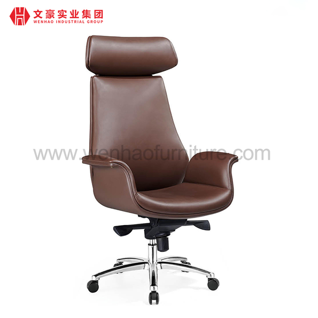 Silla de cuero de la oficina de Boss con la butaca ejecutiva moderna de la PU del resto principal con los echadores