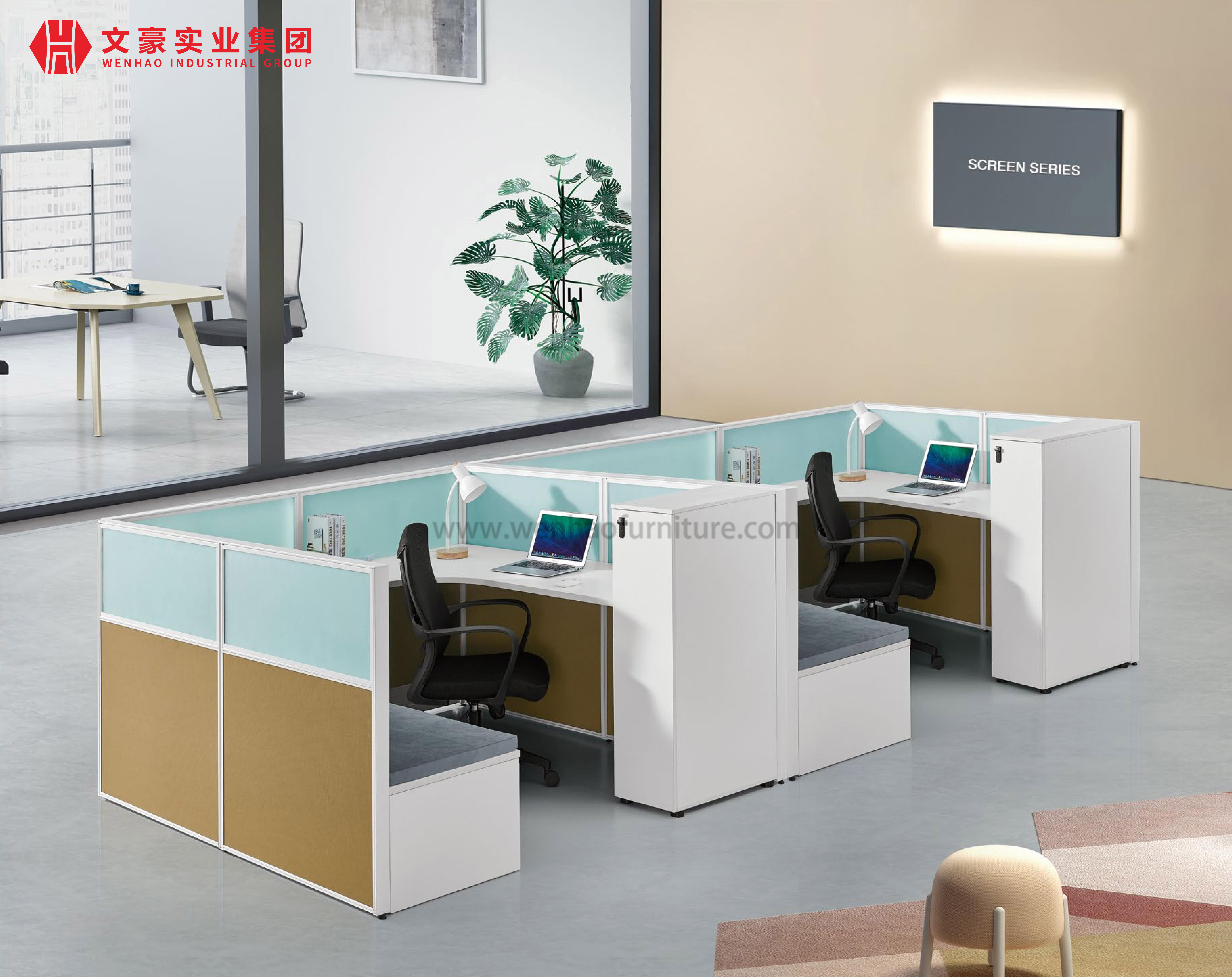Fábrica de estaciones de trabajo en China Pantalla de trabajo Proveedores de China para mesa de oficina Mobiliario de oficina de partición moderna