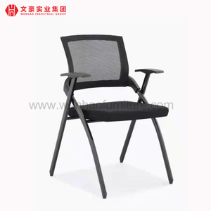 Silla de entrenamiento plegable con patas de acero Sillas de oficina Proveedor de muebles apilables