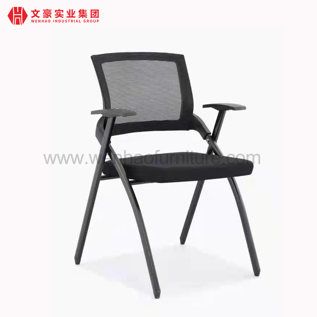 Silla de entrenamiento plegable con patas de acero Sillas de oficina Proveedor de muebles apilables