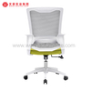 Silla ergo de oficina de malla con sillas de escritorio tapizadas giratorias verdes de soporte lumbar
