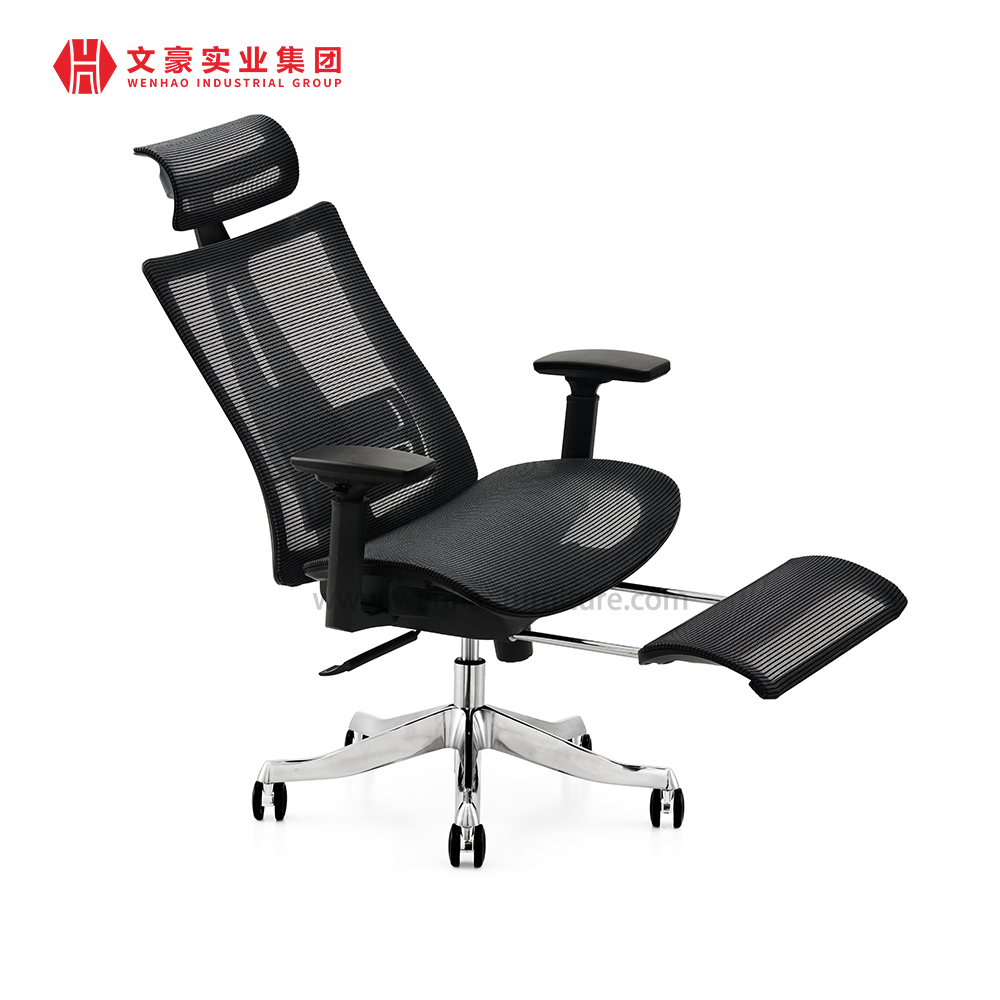 Sillas ergonómicas de oficina de malla con reposapiés Silla de oficina Fatory en China