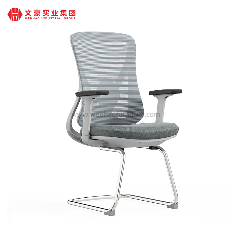 La mejor silla de trabajo de oficina con respaldo, sillas de acero para reuniones y conferencias