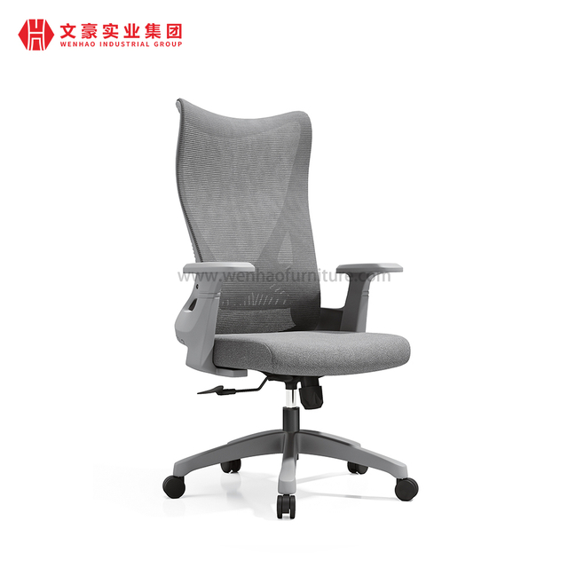 Silla de oficina ergonómica ejecutiva giratoria ergonómica de malla con respaldo alto de China