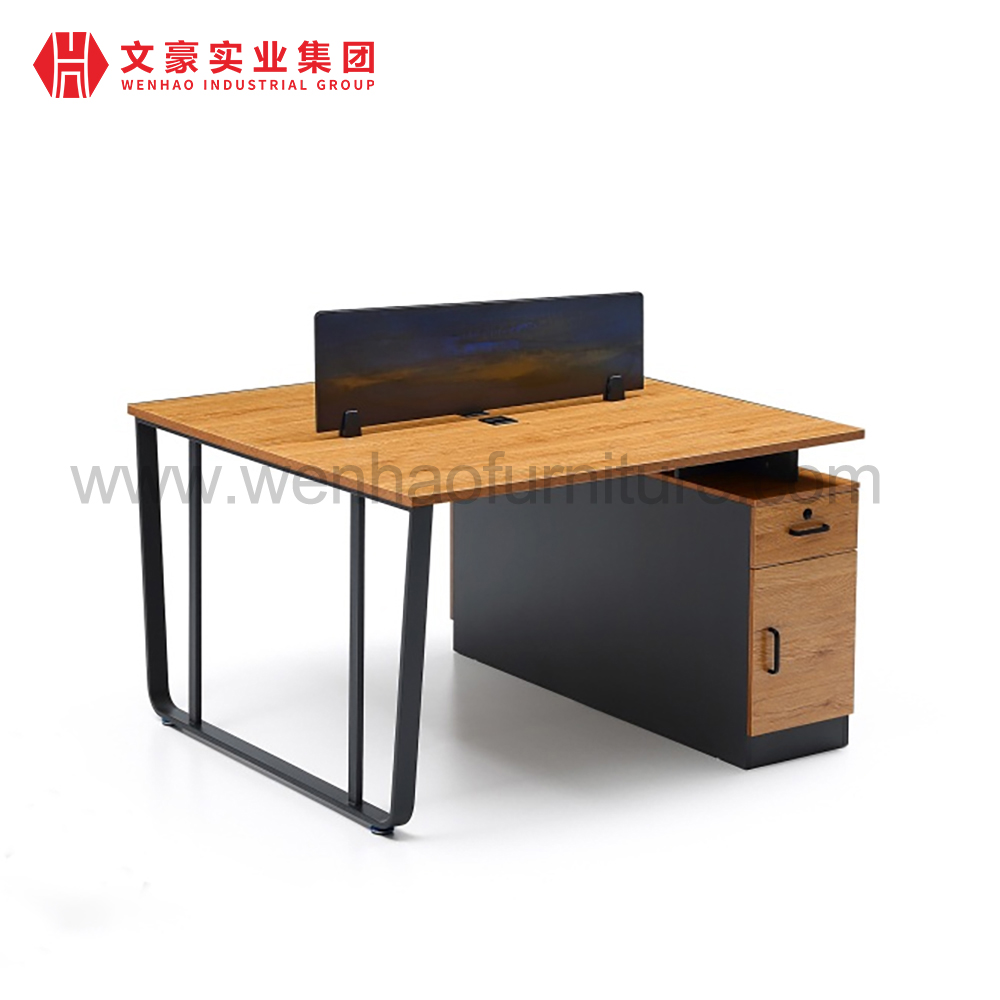 Escritorio de oficina Modular moderno y funcional para estación de trabajo de 2, 4 y 6 personas, muebles de oficina prácticos para cubículo de personal