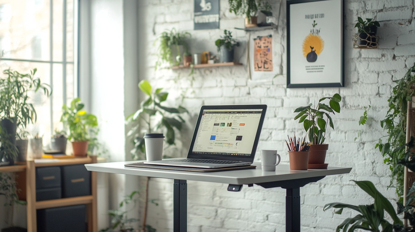 escritorio de pie ajustable