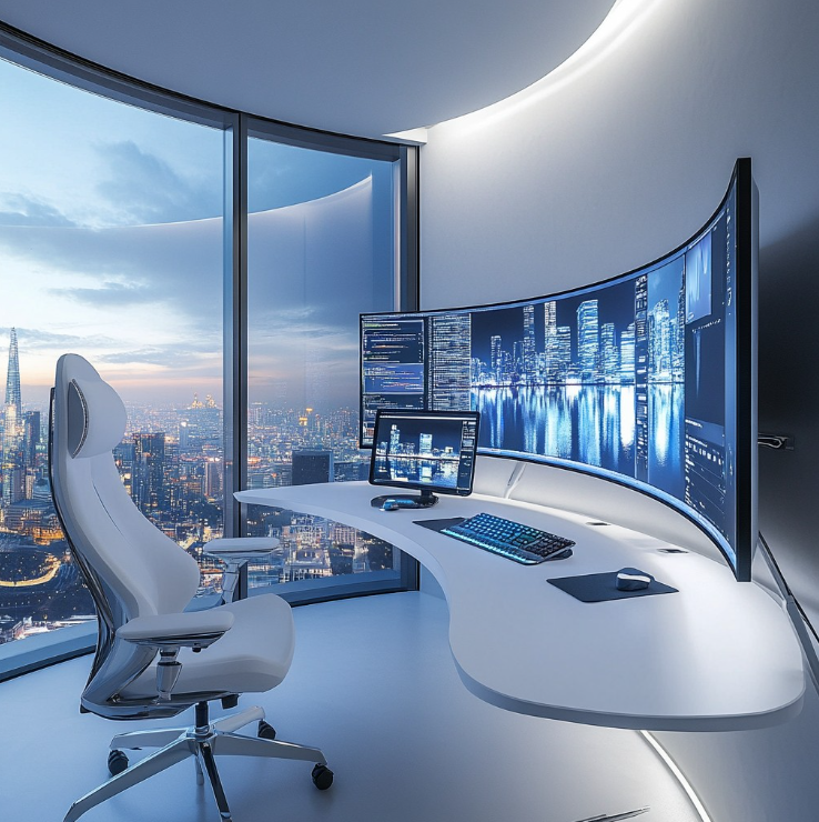 Silla de computadora ergon&oacute;mica