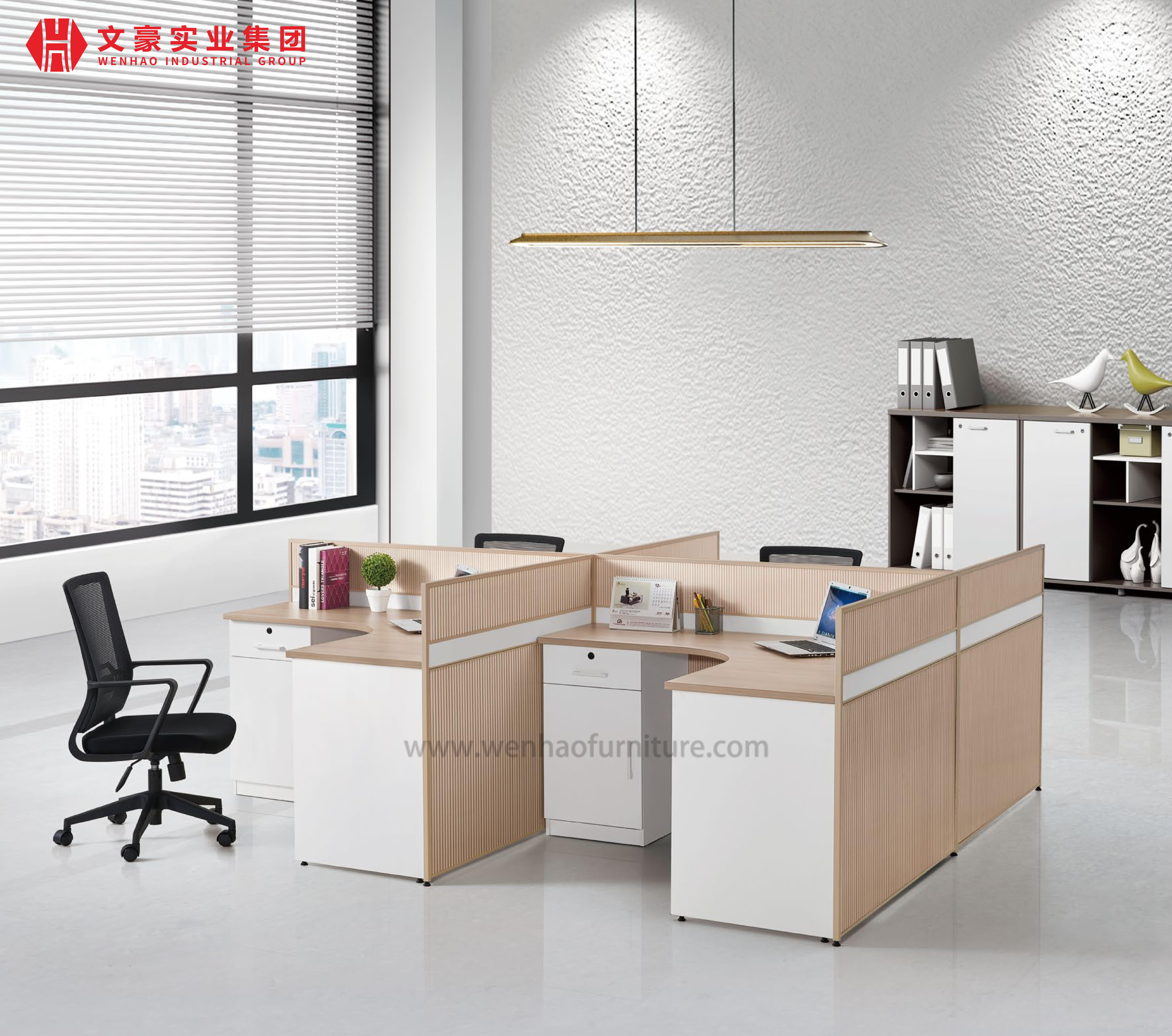 Centro de llamadas modular del cubículo de la partición de la oficina 2 4 puesto de trabajo de los muebles de oficinas del escritorio de 6 personas