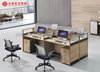 Puesto de trabajo para cubículos, muebles comerciales de lujo, escritorios de oficina modulares, mesas de oficina de división