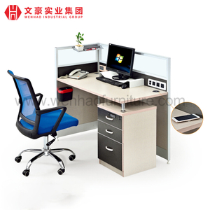 Escritorio para personal de partición de oficina, estaciones de trabajo modulares abiertas modernas para 4 personas, mesa de oficina para ordenador, escritorio de MDF
