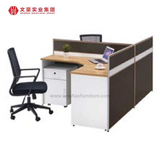 Mesa de oficina de escritorio de estación de trabajo ejecutiva flexible de melamina contemporánea