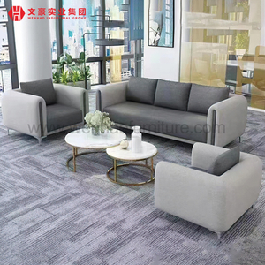 Marco de madera de los muebles del sistema del sofá del sitio de Boss de la oficina grande ejecutiva de la tela de lujo