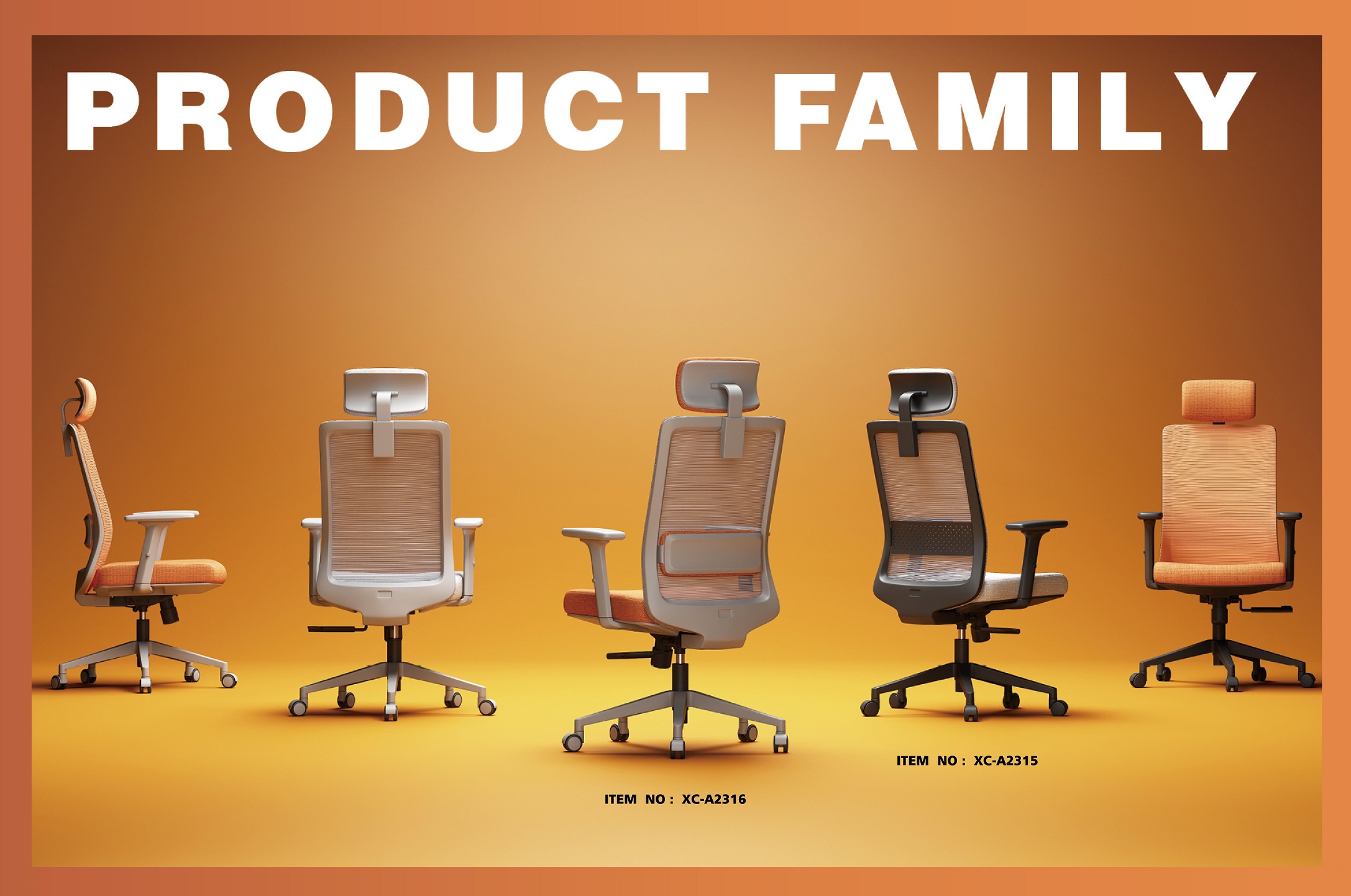 silla de oficina con reposacabezas