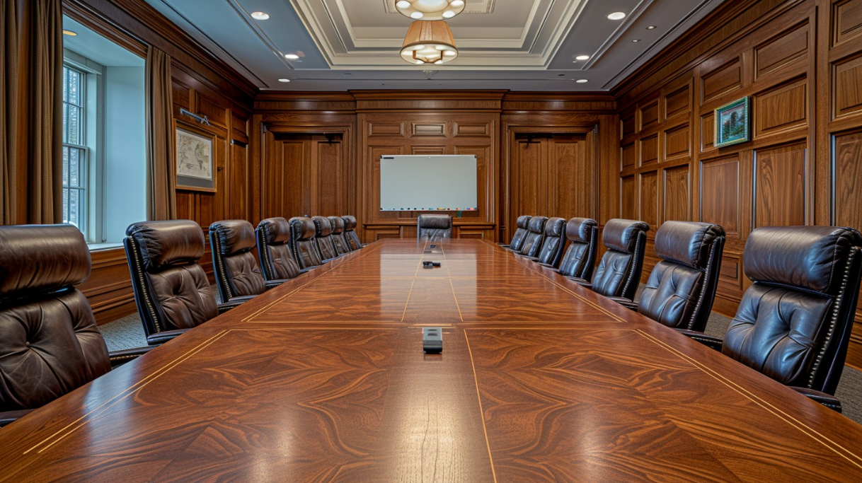 mesa de oficina de lujo del CEO