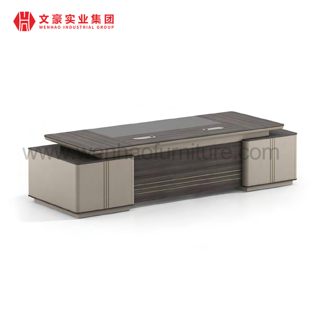 CEO de muebles de oficina personalizados de China Director ejecutivo Diseño de mesas de oficina Mesas ejecutivas modernas