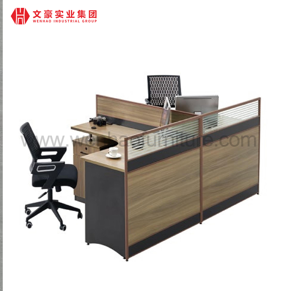 Proveedor de muebles de Foshan, estación de trabajo de cubículo de oficina Xinda Clover moderna para 2 4 6 8 personas