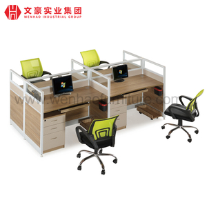Gabinetes modulares del puesto de trabajo de la división de la oficina del ordenador del escritorio del fabricante modular del estudio móvil