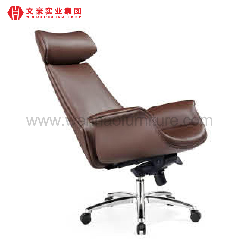 Silla de cuero de la oficina de Boss con la butaca ejecutiva moderna de la PU del resto principal con los echadores