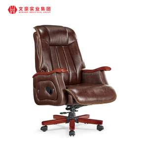 Silla de oficina ejecutiva de cuero PU de Boss con respaldo alto ejecutivo y brazo estándar comercial de lujo