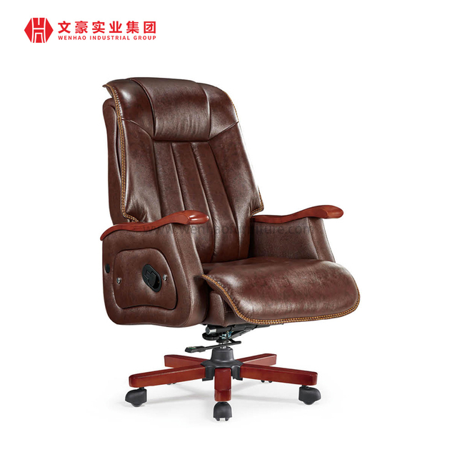 Silla de oficina ejecutiva de cuero PU de Boss con respaldo alto ejecutivo y brazo estándar comercial de lujo
