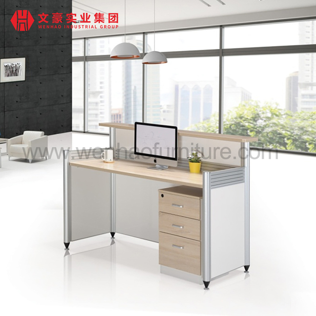 Mostrador de recepción boutique simple Mobiliario de oficina comercial Mostrador de recepción
