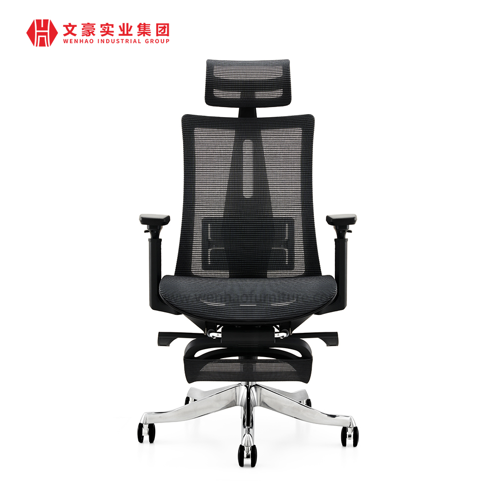 Sillas ergonómicas de oficina de malla con reposapiés Silla de oficina Fatory en China