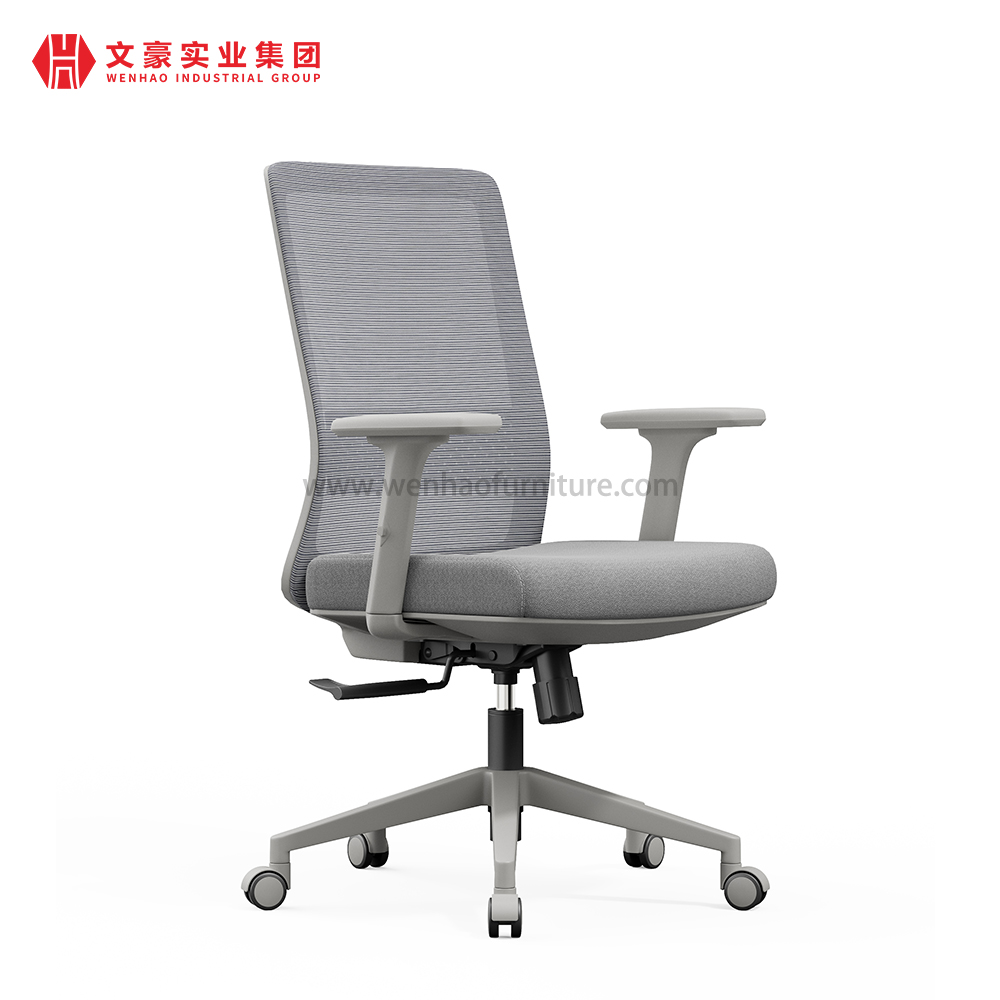 Mobiliario de oficina Foshan, silla de oficina ergonómica moderna de malla, sillas giratorias ejecutivas cómodas con respaldo alto