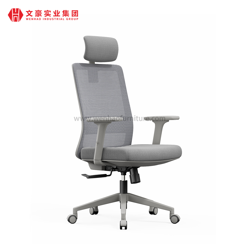 Silla De Oficina ergonómica Guangdong De malla completa Silla De Oficina con soporte Lumbar adaptable Silla De Oficina giratoria De director ejecutivo