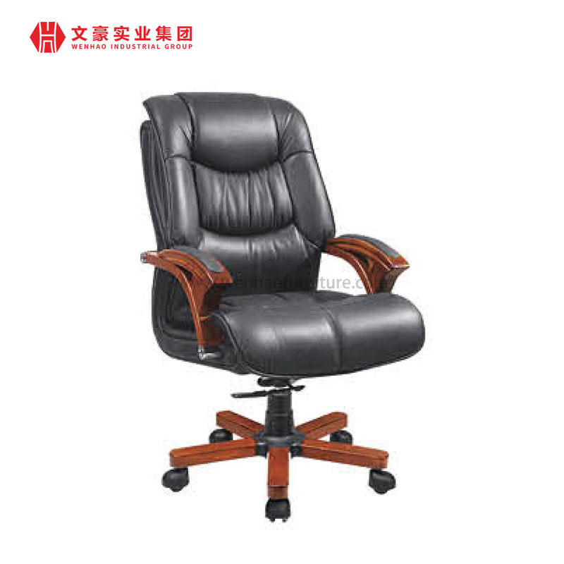 Nuevo Venta al por mayor, silla de oficina giratoria ergonómica de Pu con respaldo medio, sillas ejecutivas