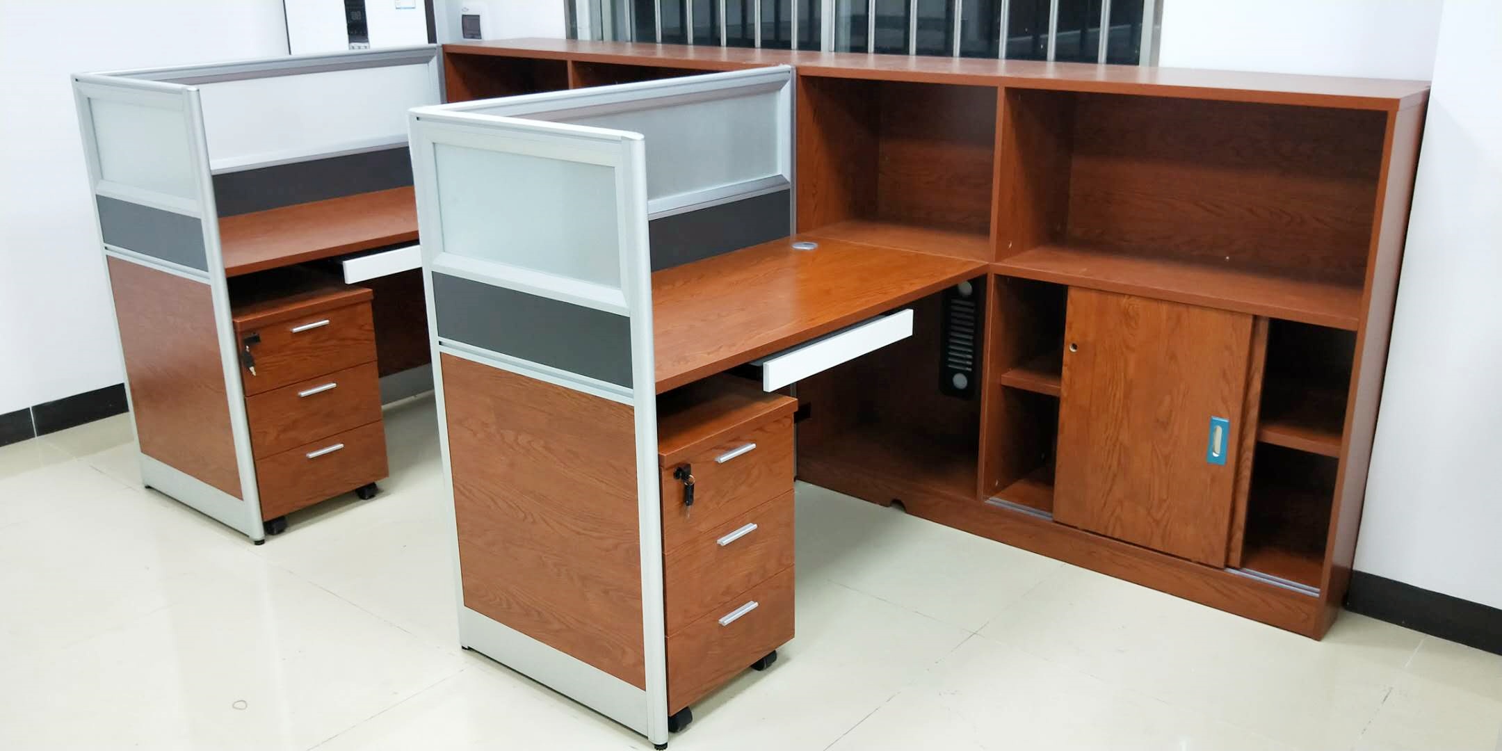 Conjunto de muebles de oficina