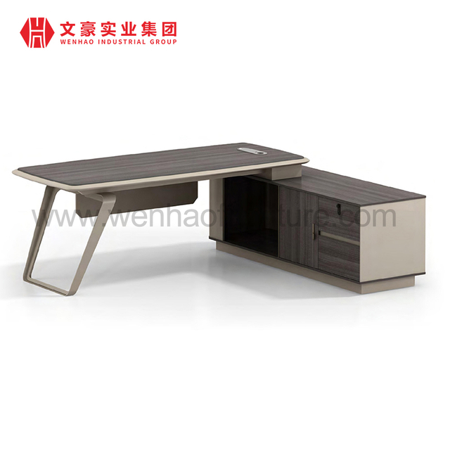 Mesa de oficina de gran venta, escritorio de alta gama para CEO, muebles de oficina modernos para jefe, mesa de gerente, escritorio ejecutivo, escritorio presidencial