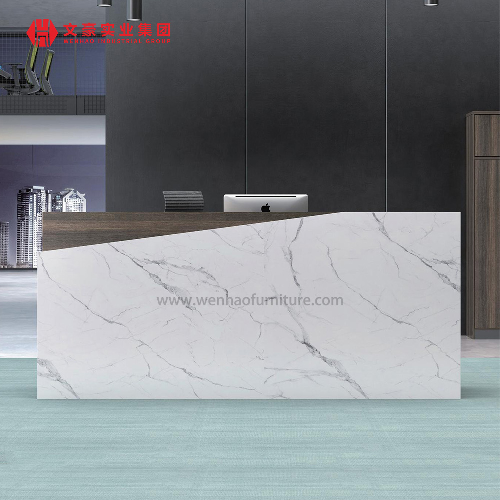 Conjunto de muebles de oficina ejecutiva Escritorio moderno CEO Boss Manager Director Escritorio de oficina ejecutiva