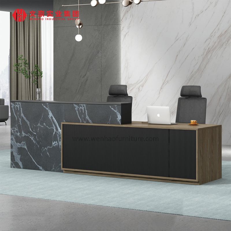 Mostrador de recepción delantero del hotel de la empresa simple de muebles al por mayor para el vestíbulo