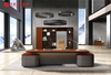 Conjunto de muebles de oficina de lujo, mesa de gerente, precio, mesa de oficina de diseño tradicional