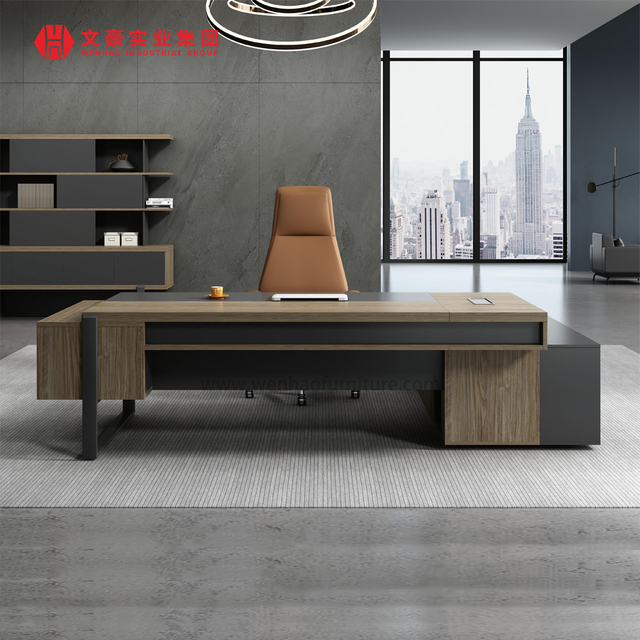 Principales fabricantes OEM Premium Muebles de oficina Escritorio de gerente Oficina popular Escritorio ejecutivo ModernTable CEO
