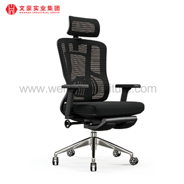 Silla ergonómica de la oficina con respaldo de la malla ajustable moderna de los apoyabrazos alta moderna