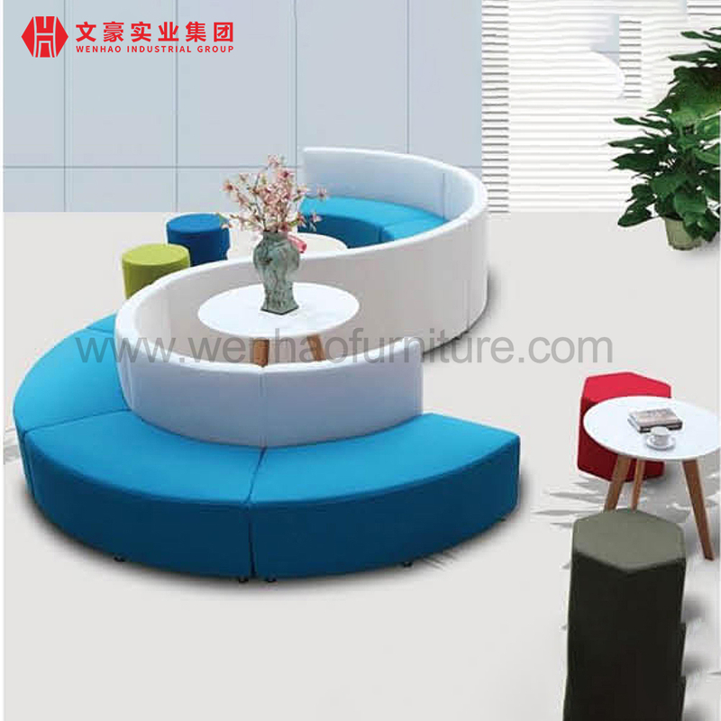Sofá grande público moderno en distribuidores de suites de muebles de sala de oficina