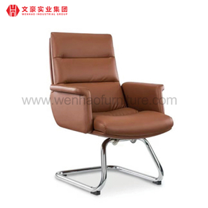 Cómoda silla sedentaria para ordenador con arco para el personal de la sala de conferencias, silla moderna y sencilla con respaldo
