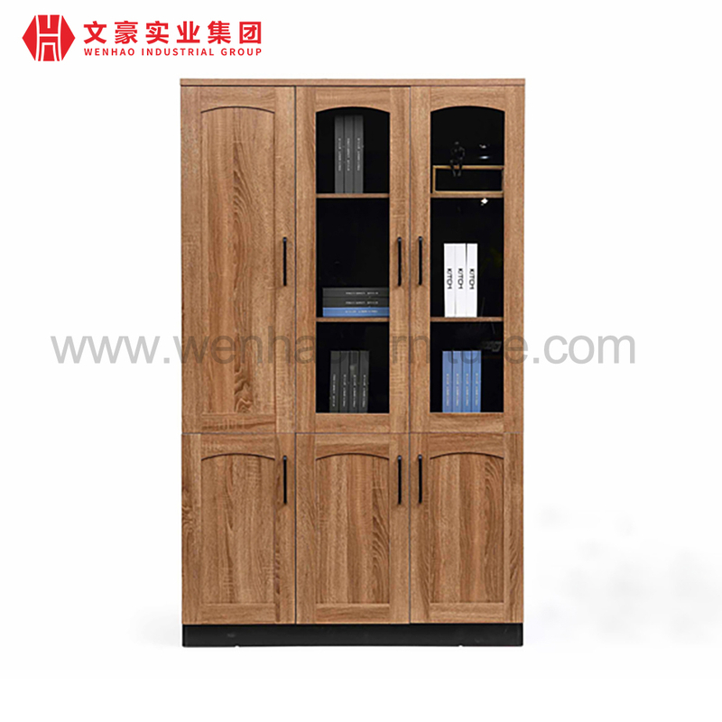 Gabinete de oficina de madera, estante para libros, gabinete modular, estantería de oficina, vitrina