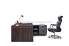 Foshan Fabricación en forma de L, mesa de oficina de lujo, escritorio ejecutivo de CEO, escritorio de oficina