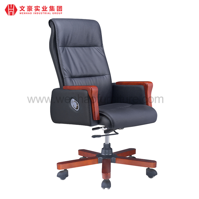 Sillas de escritorio tapizadas clásicas de cuero ergonómicas de gama alta de Boss de la oficina ejecutiva de la silla